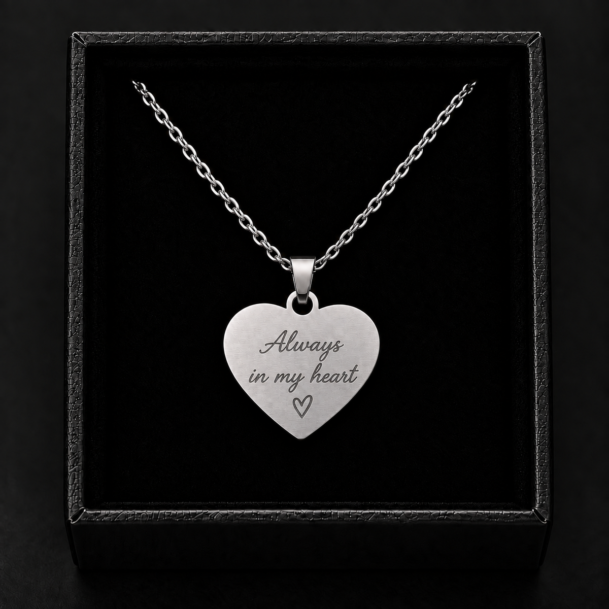 Personalised Heart Pendant Necklace
