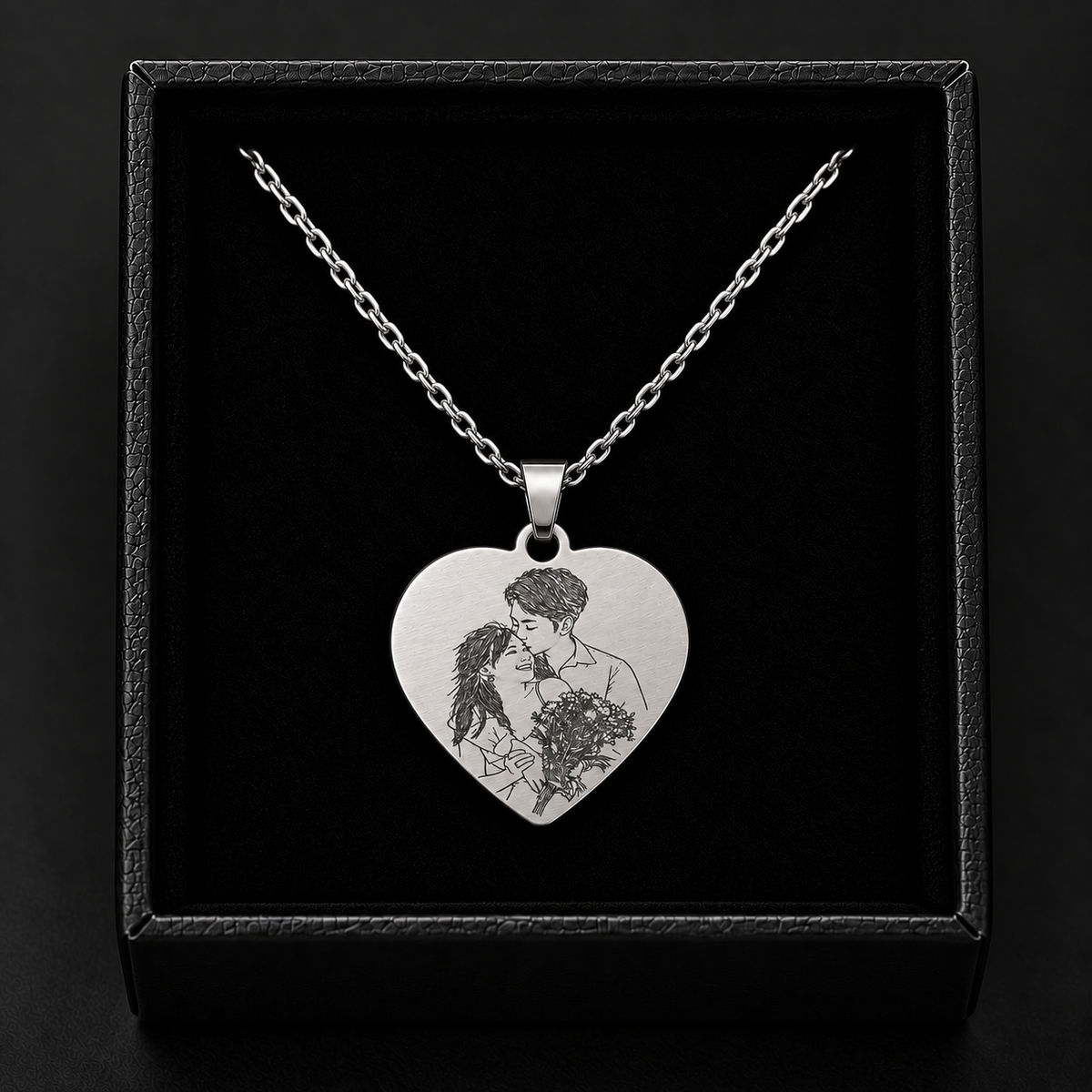 Personalised Heart Pendant Necklace