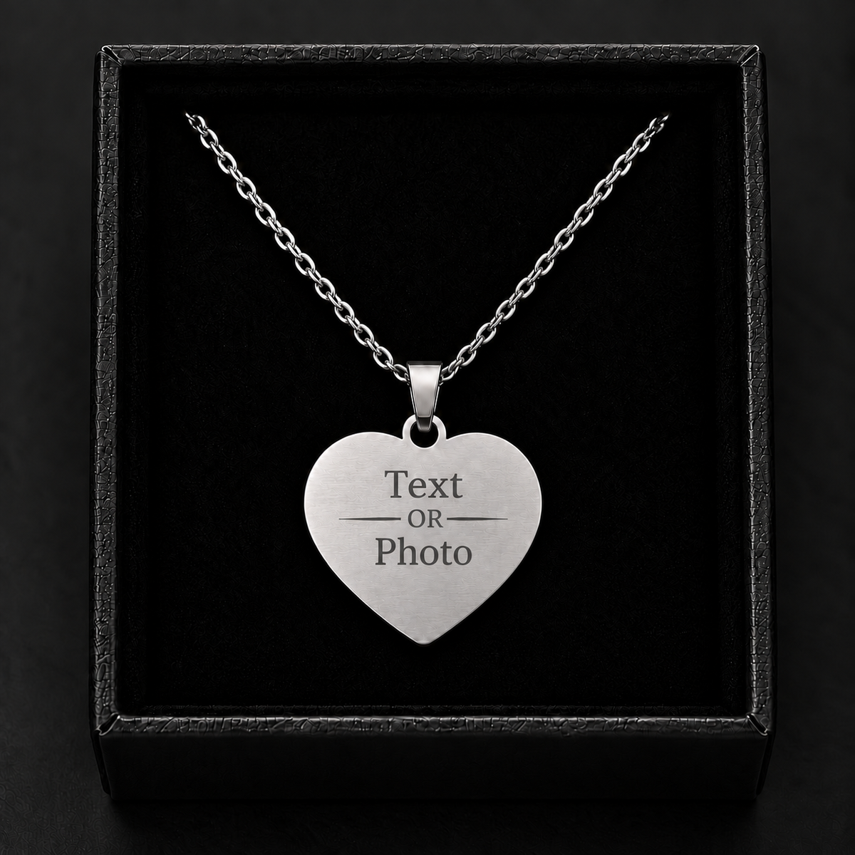 Personalised Heart Pendant Necklace